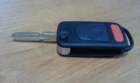 Ключ замка зажигания MERCEDES (заготовка, 3кн) W202, W203, C-Klasse, ML, S-Klass, 1993-2004