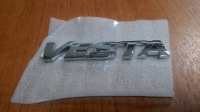 Шильдик «Vesta», задний, хром