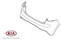 Бампер Киа Рио (2011-2017) 5дв хетчбек