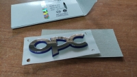 Шильдик «OPC», хром.