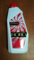 Антифриз NORD, красный, 1л.
